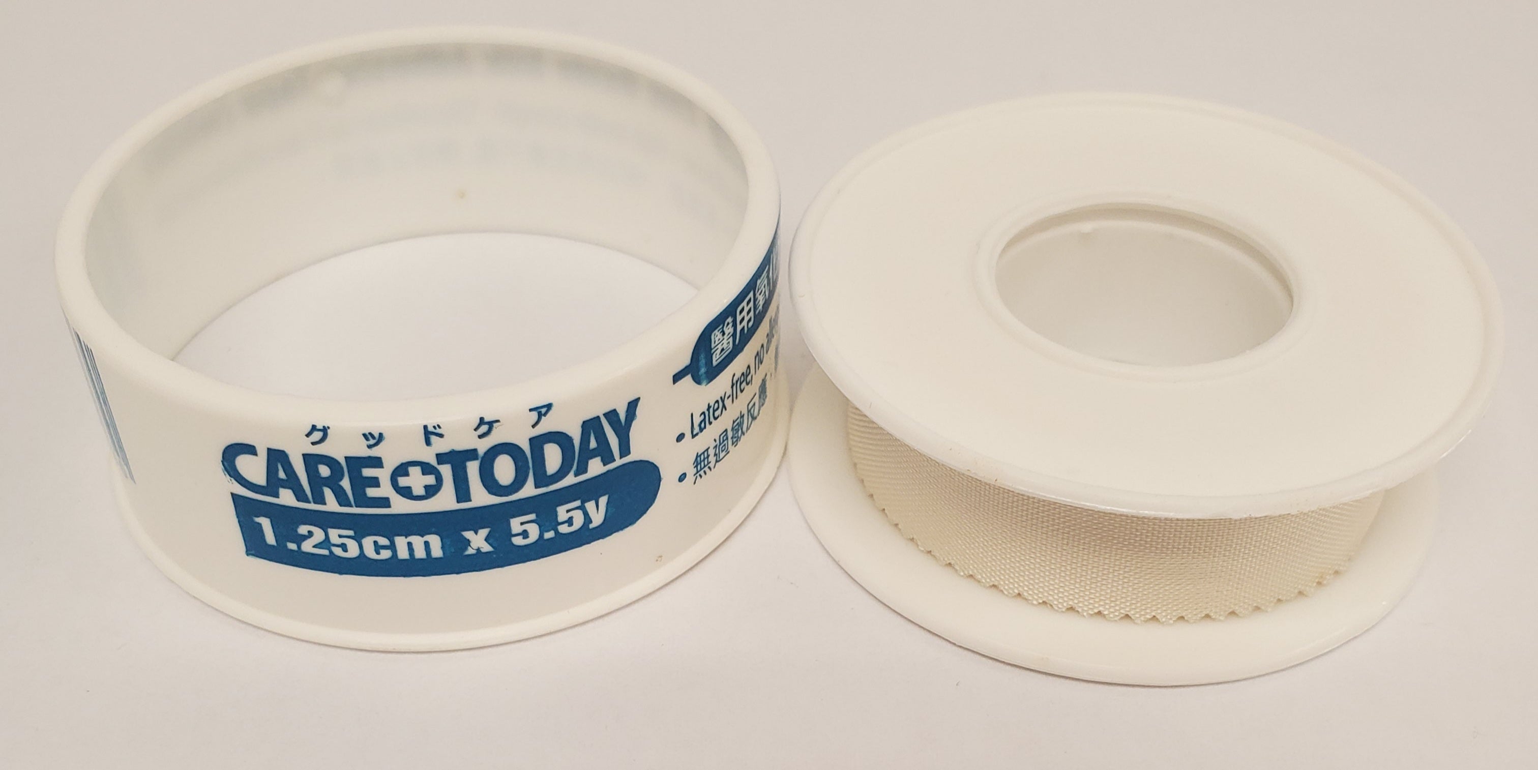 CareToday Zinc Oxide Silk Adhesive Tape (White) - 1.25cm X 5.5y