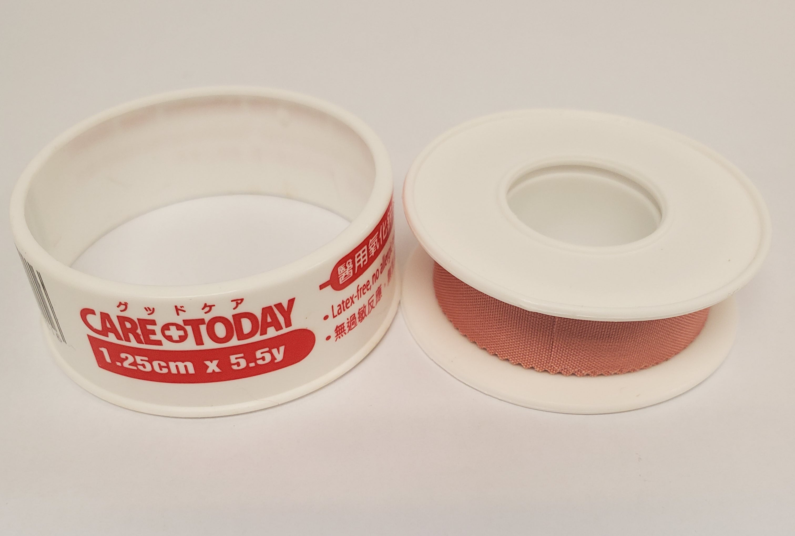 CareToday Zinc Oxide Silk Adhesive Tape (Flesh) - 1.25cm X 5.5y